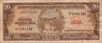 Gallery image for Dominican Republic p111b: 20 Pesos Oro